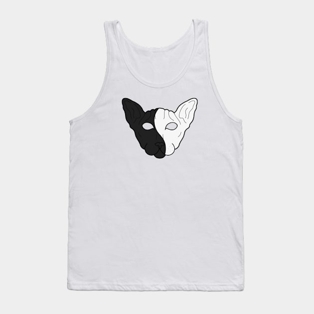 Yin and yang cat Tank Top by Jasmwills